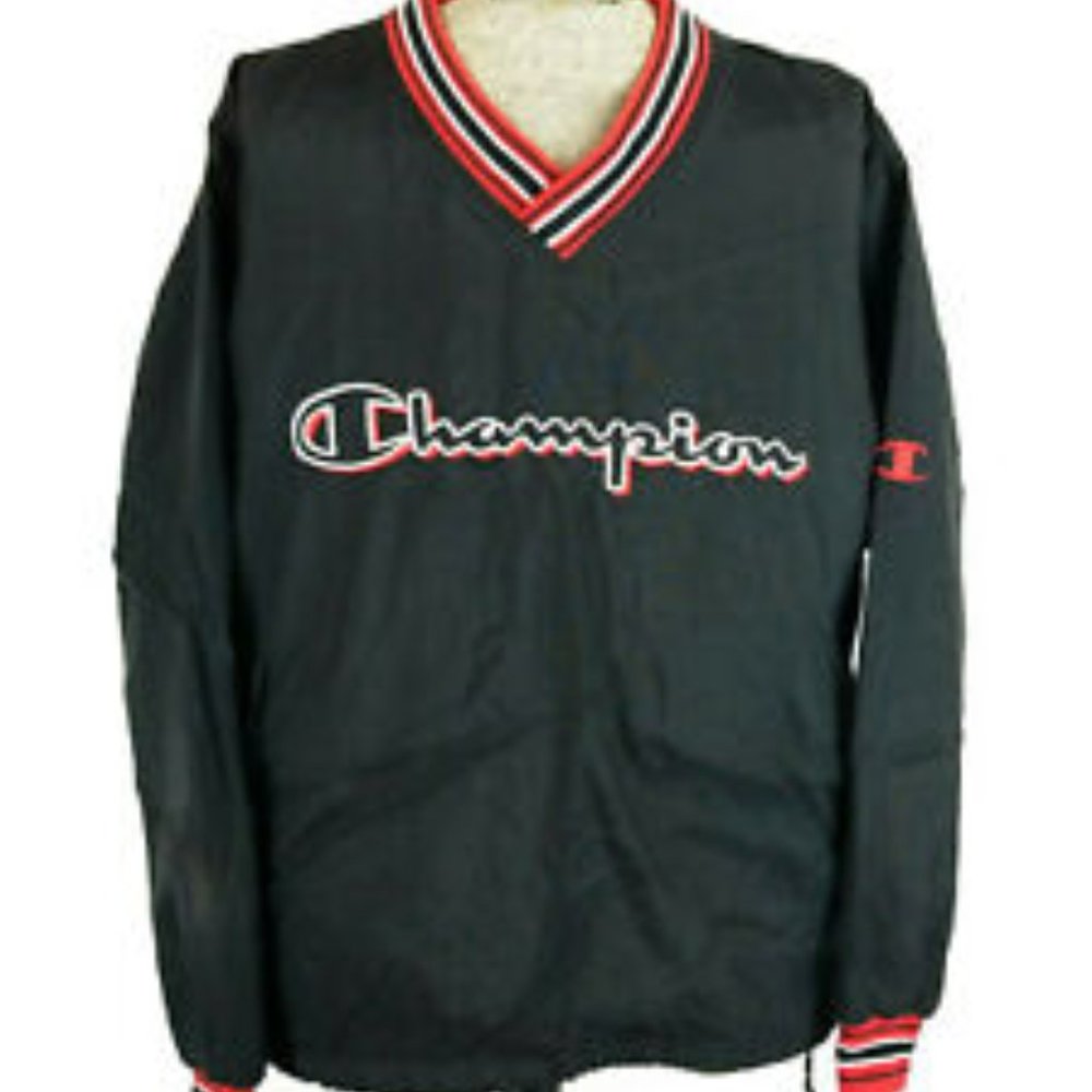 Champion Men' Pullover V Neck Jacket size XL